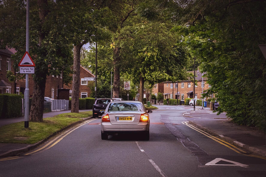 Car driving home