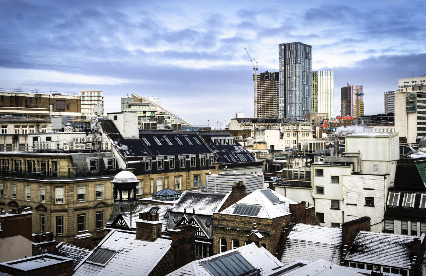 Manchester in the Snow Manchester in the Snow