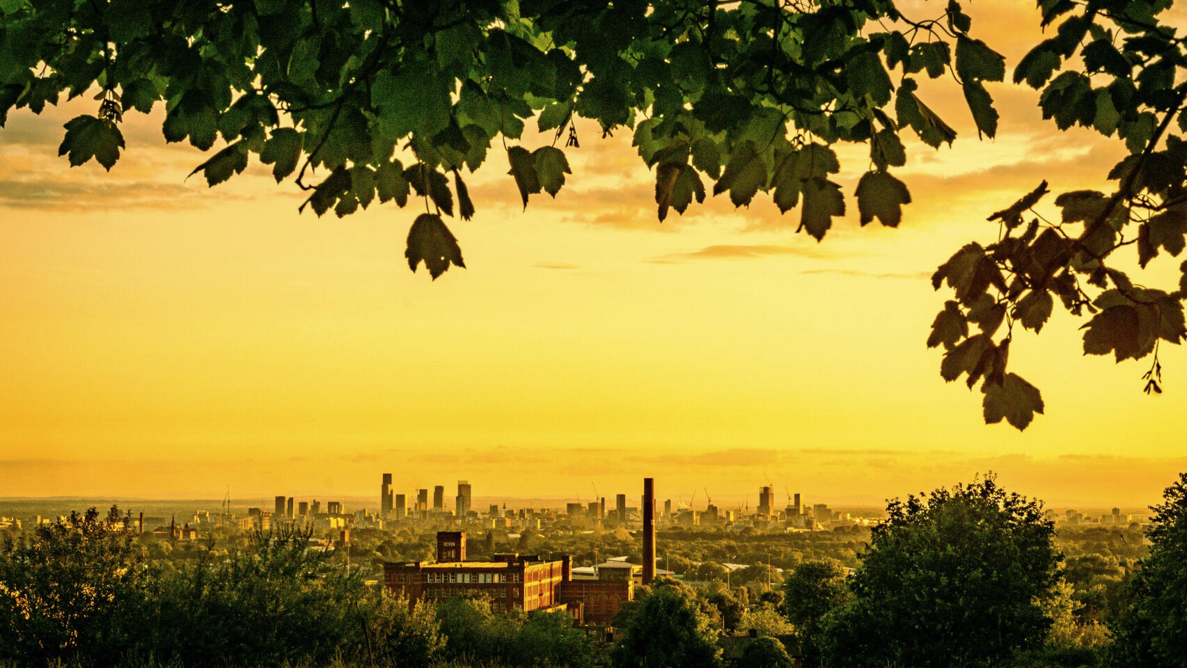 Manchester cityscape Manchester cityscape