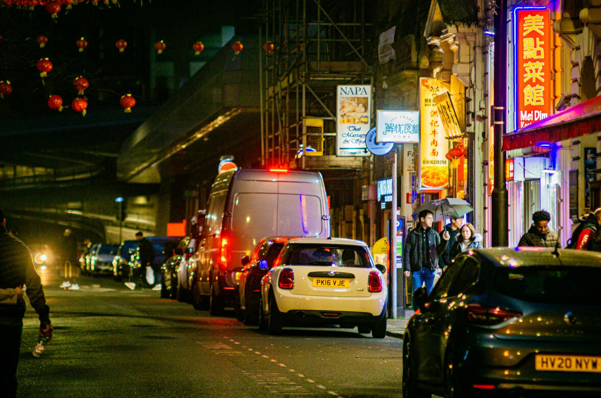 Chinatown at Night Chinatown at Night