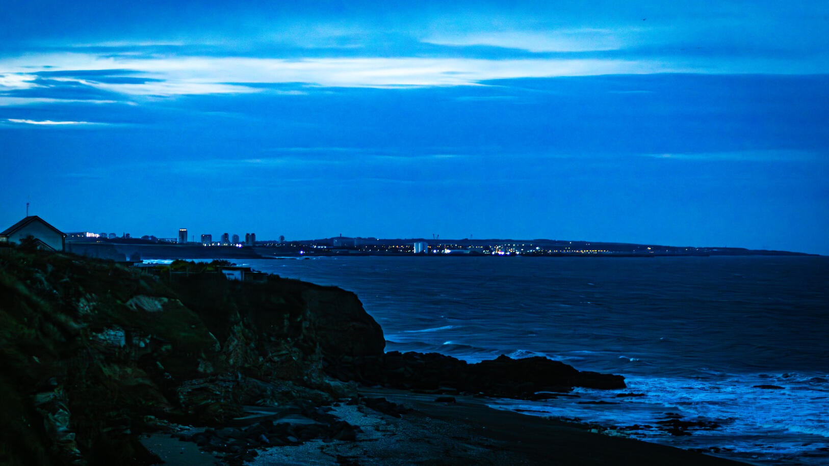 Seaham Beach at Night